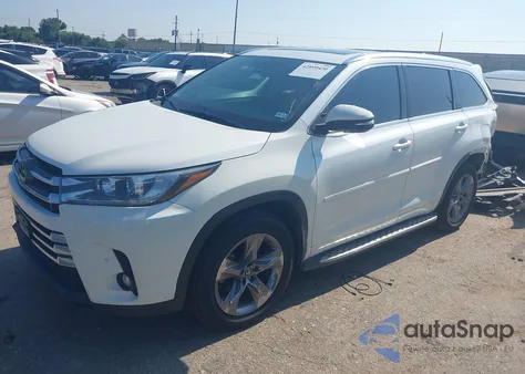 2019 Toyota Highlander Limited Platinum from USA, damaged, VIN 5TDDZRFH7KS976625